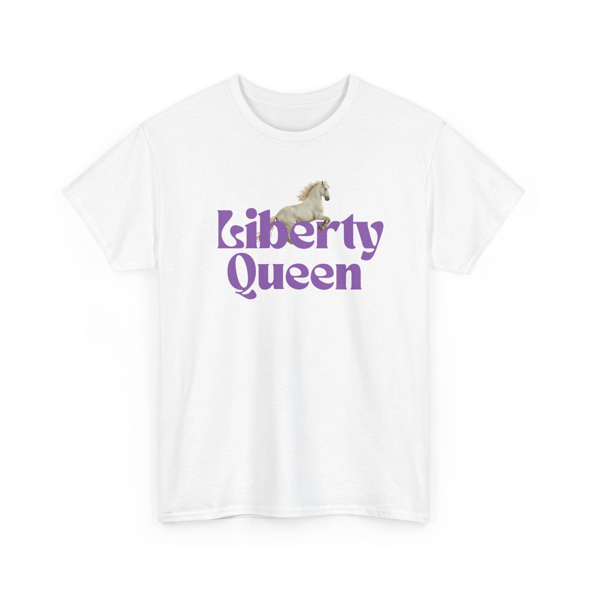 Liberty Queen, Y2K Horse Graphic T-Shirt