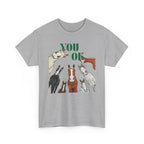 You Ok, Horse Felt Tip Art T-Shirt