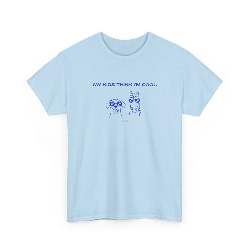 My Kids Think I'm Cool, Horse & Dog T-Shirt
