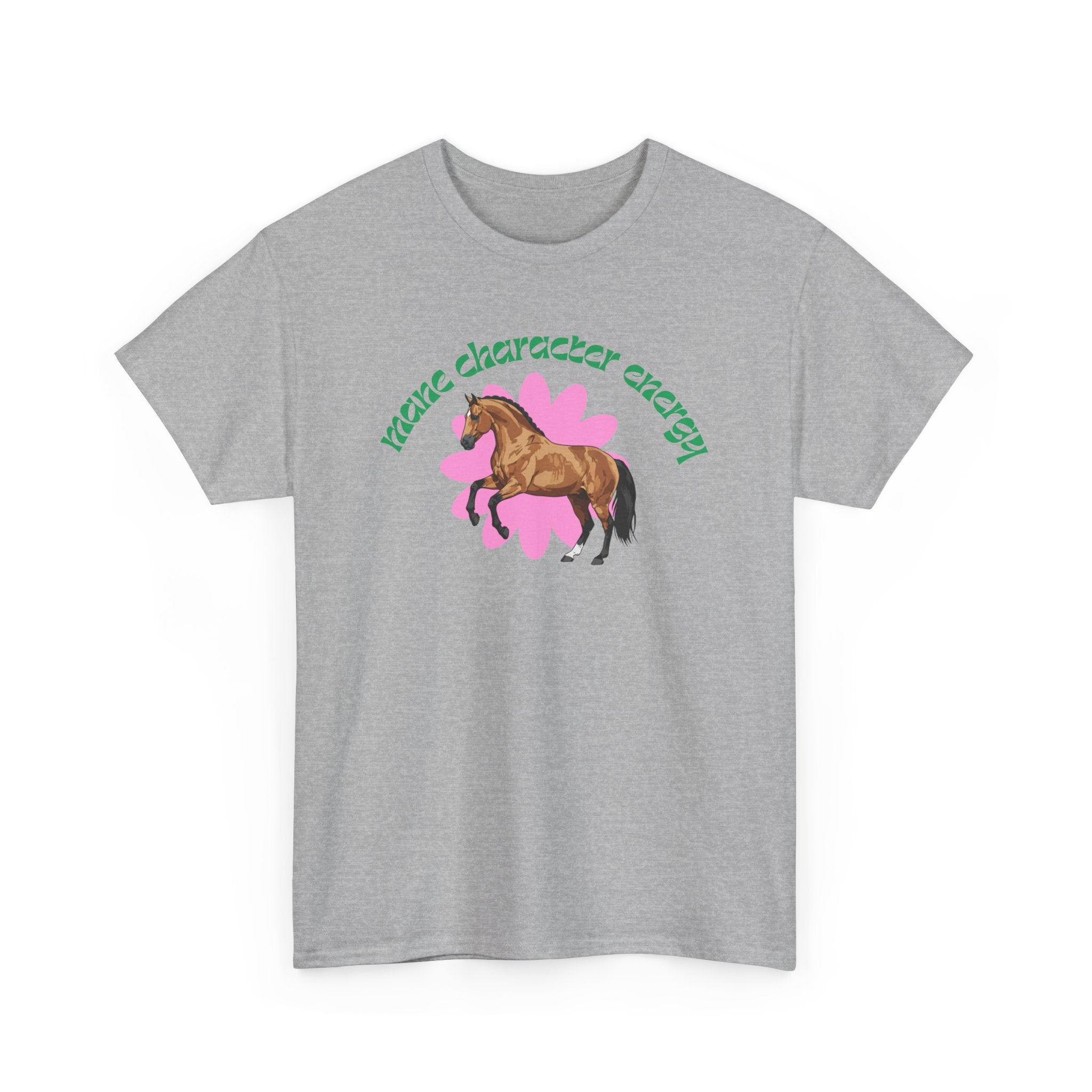 Mane Character Energy, Horse Graphic T-Shirt