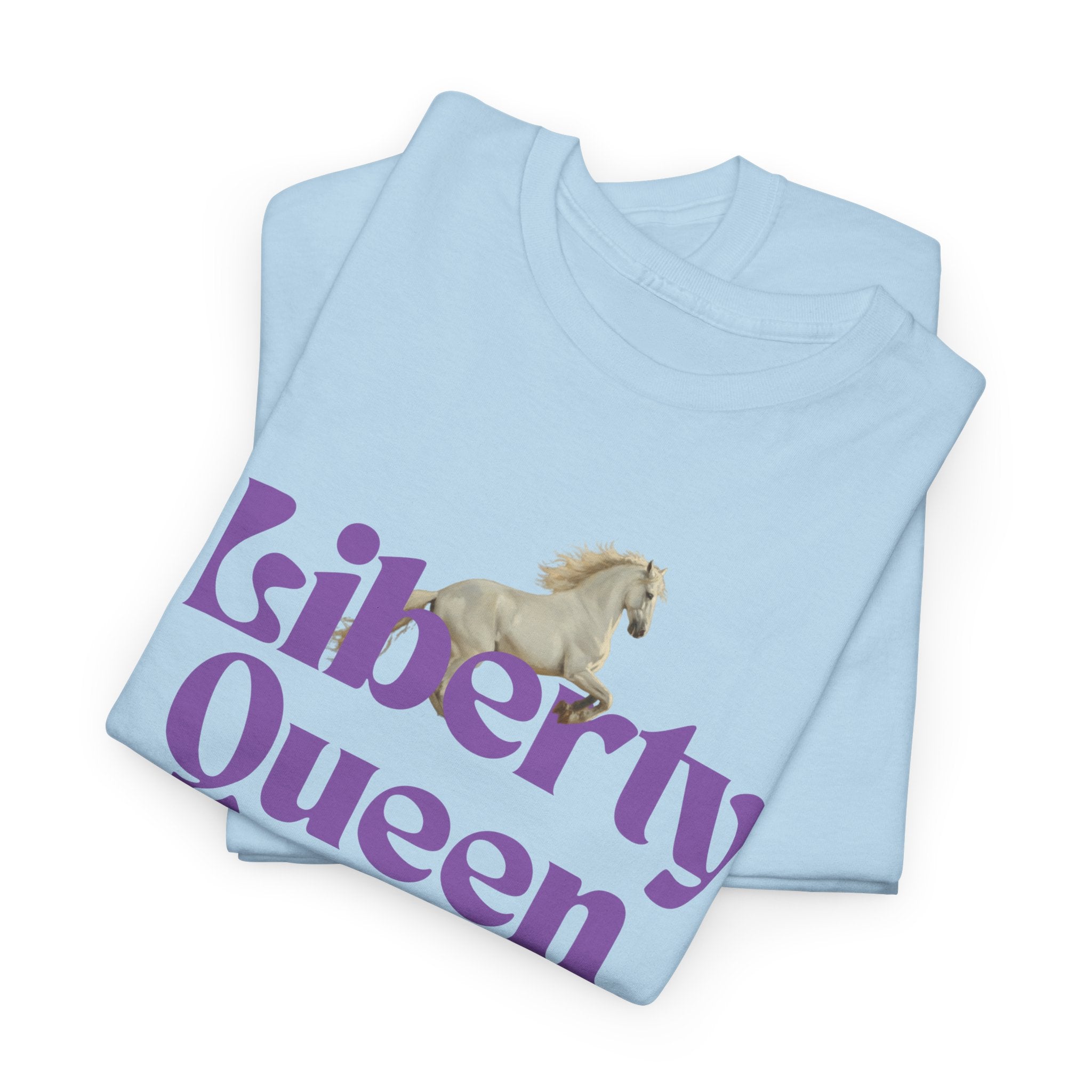 Liberty Queen, Y2K Horse Graphic T-Shirt