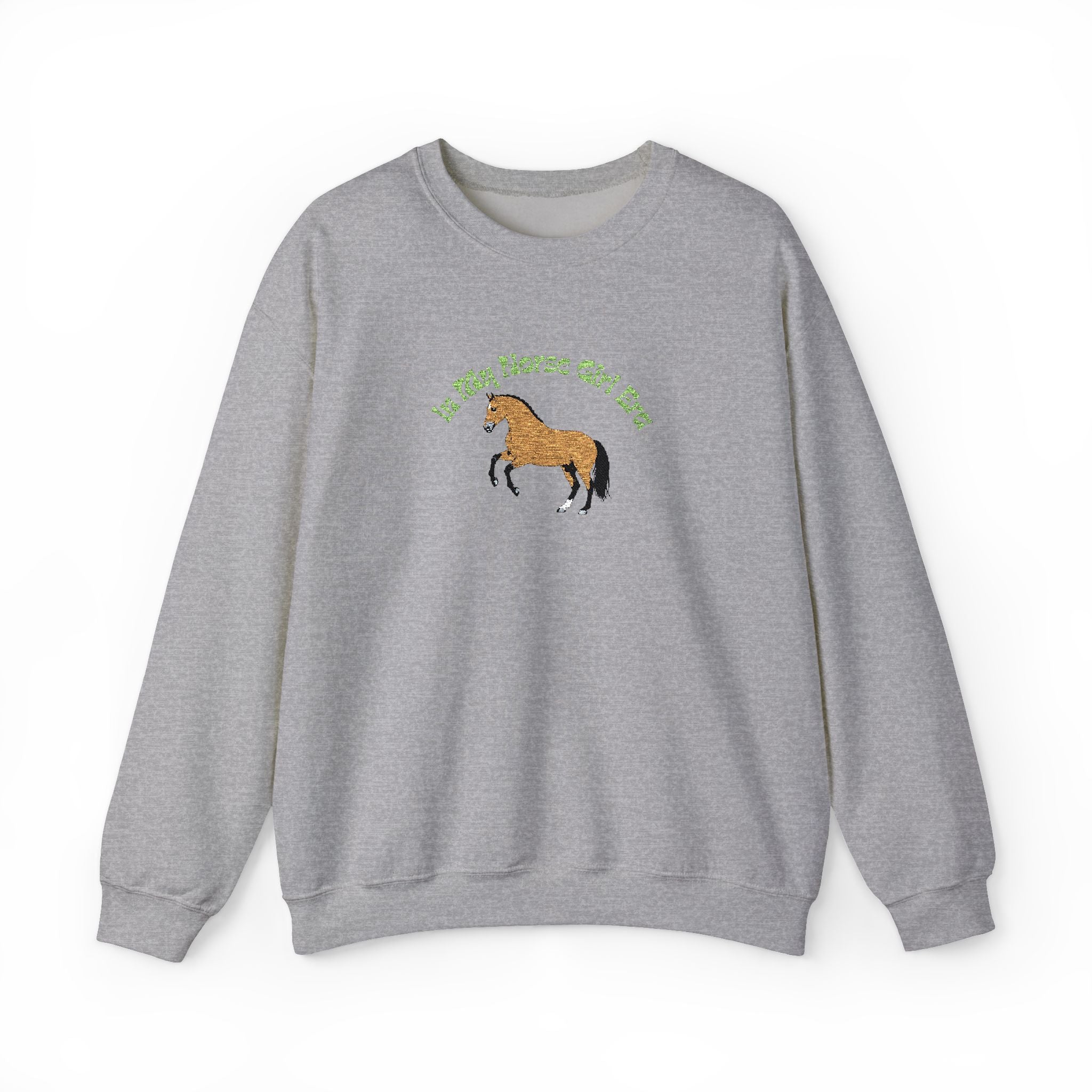 In my horse girl era, Embroidered Sweatshirt