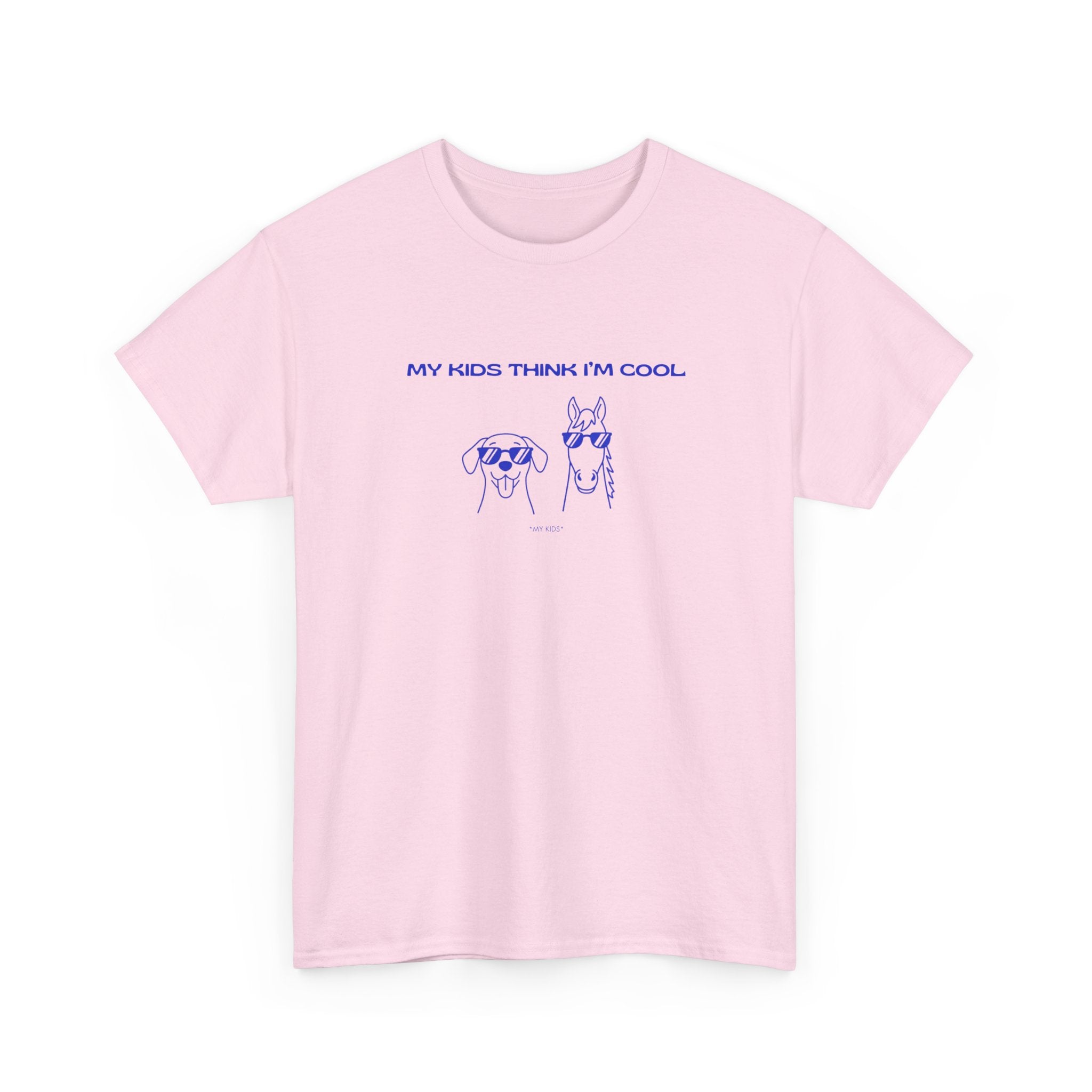 My Kids Think I'm Cool, Horse & Dog T-Shirt
