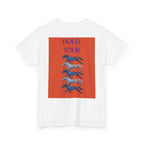 Hold Your Horses Orange, Backprint T-Shirt