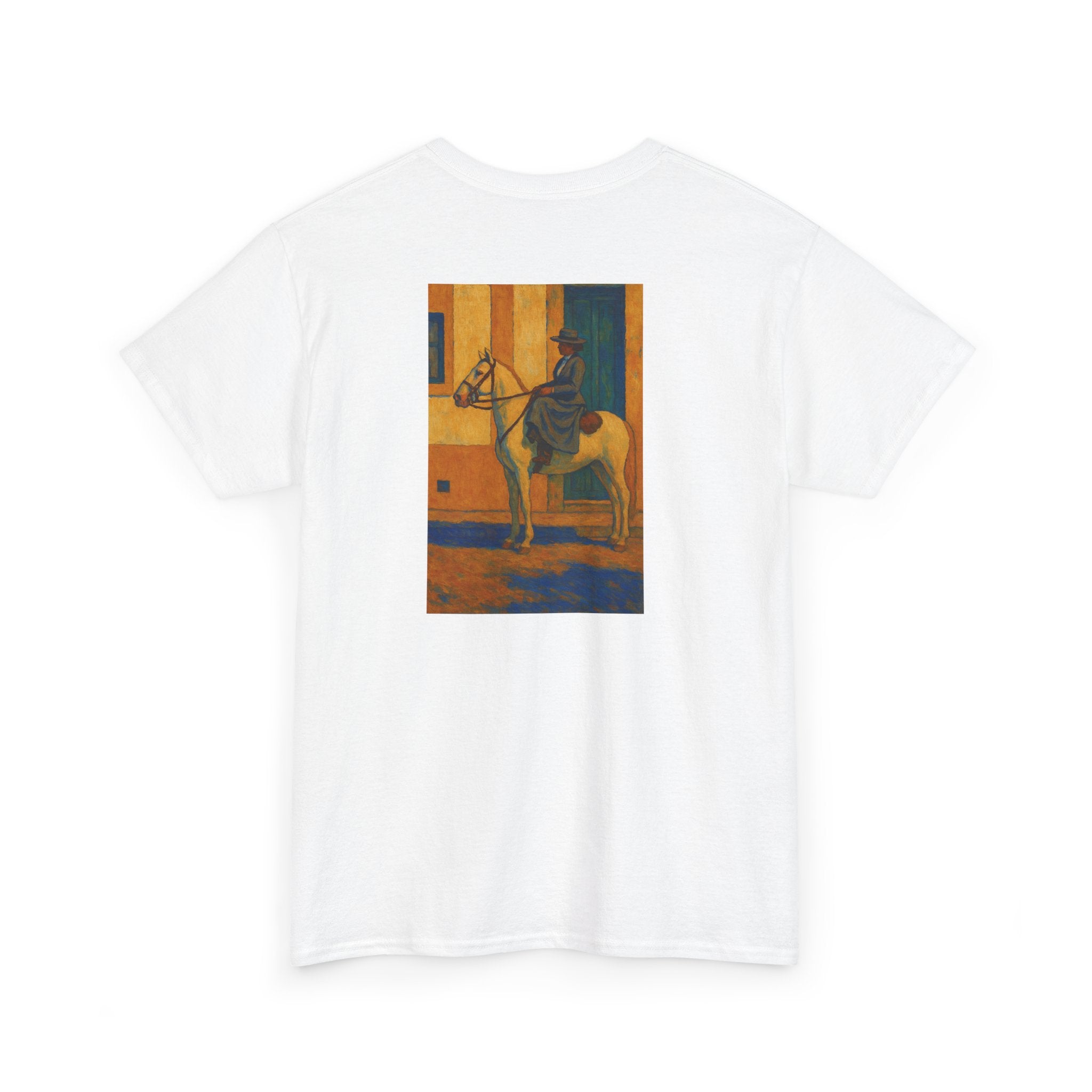 Portugese Horse Art T-Shirt with Nuno Oliveira Quote