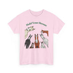 Hold Your Horses, Horse Felt Tip Art T-Shirt