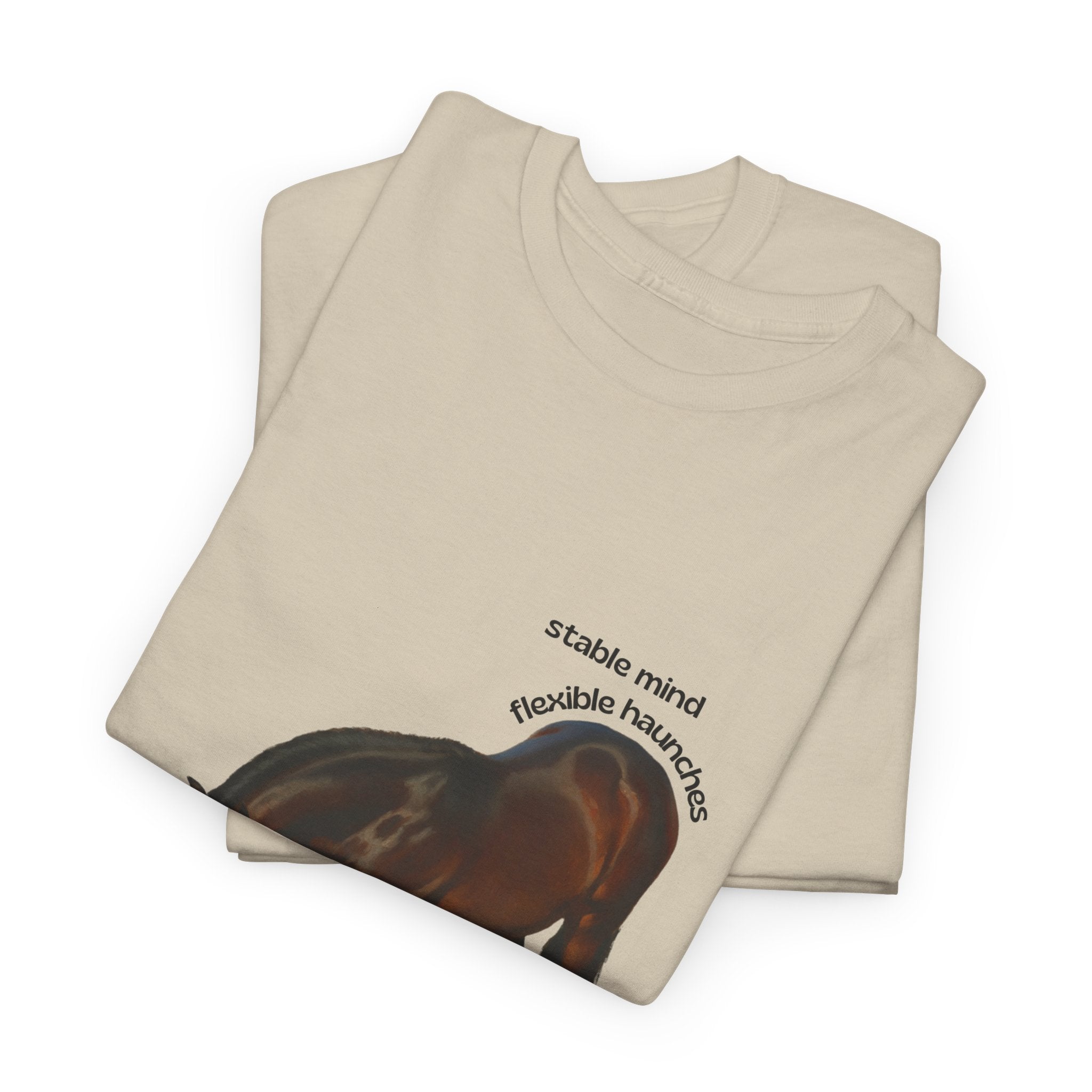 Stable Mind, Flexible Haunches, Lusitano T-Shirt