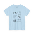 Horses Text T-Shirt