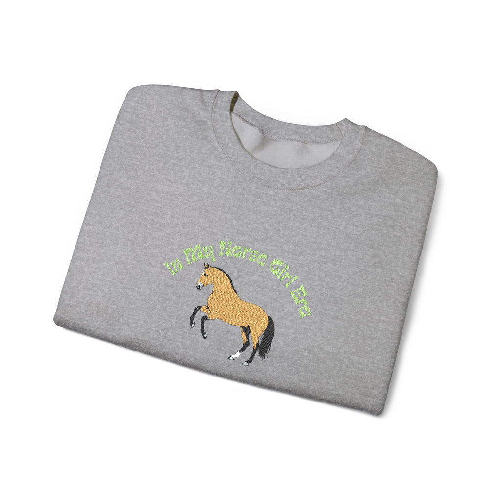 In my horse girl era, Embroidered Sweatshirt