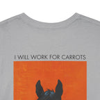 I Will Work For Carrots, Horse Art T-Shirt