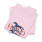 Hold Your Horses, Front Print T-Shirt