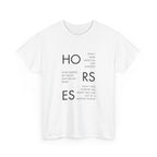 Horses Text T-Shirt