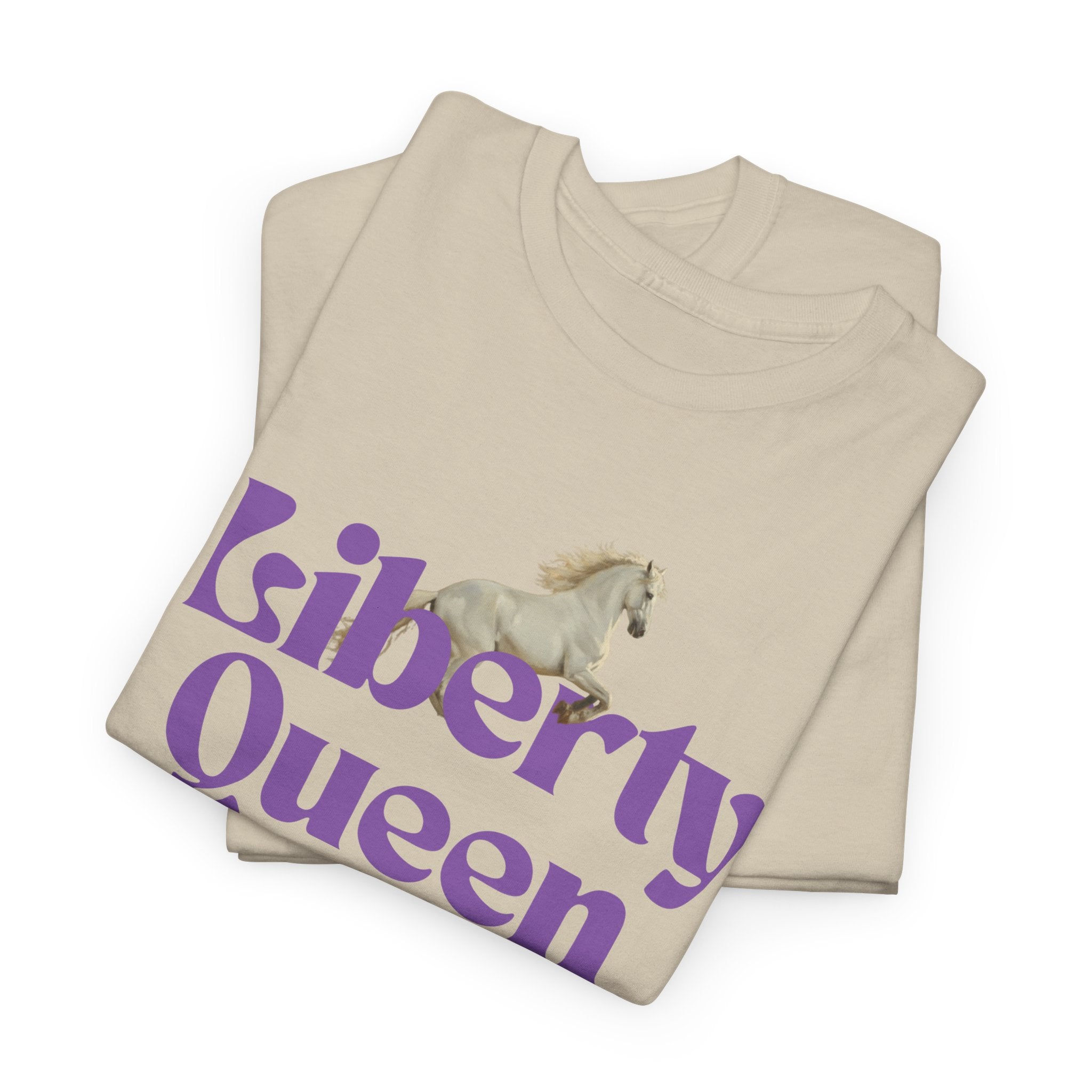 Liberty Queen, Y2K Horse Graphic T-Shirt