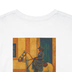 Portugese Horse Art T-Shirt with Nuno Oliveira Quote