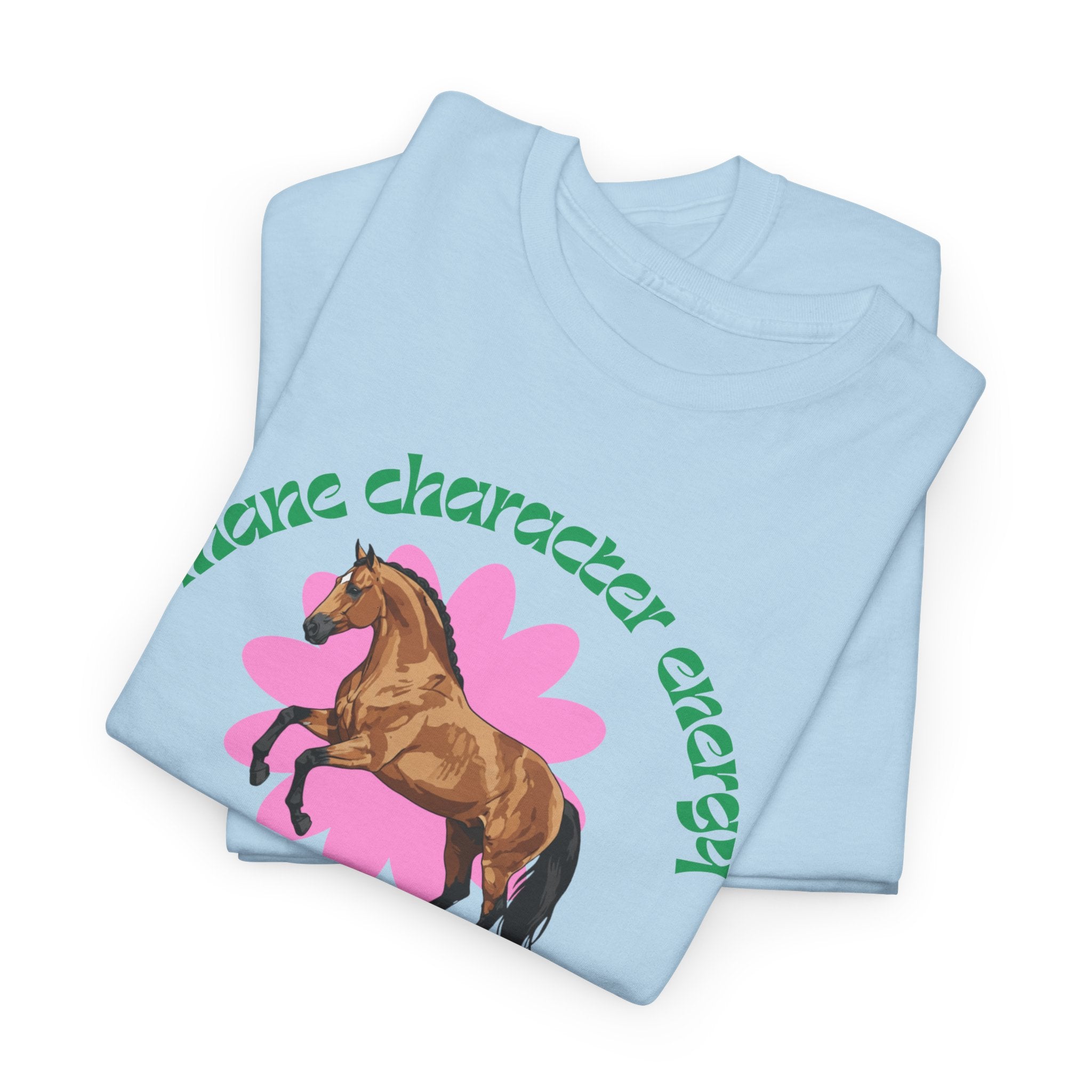 Mane Character Energy, Horse Graphic T-Shirt