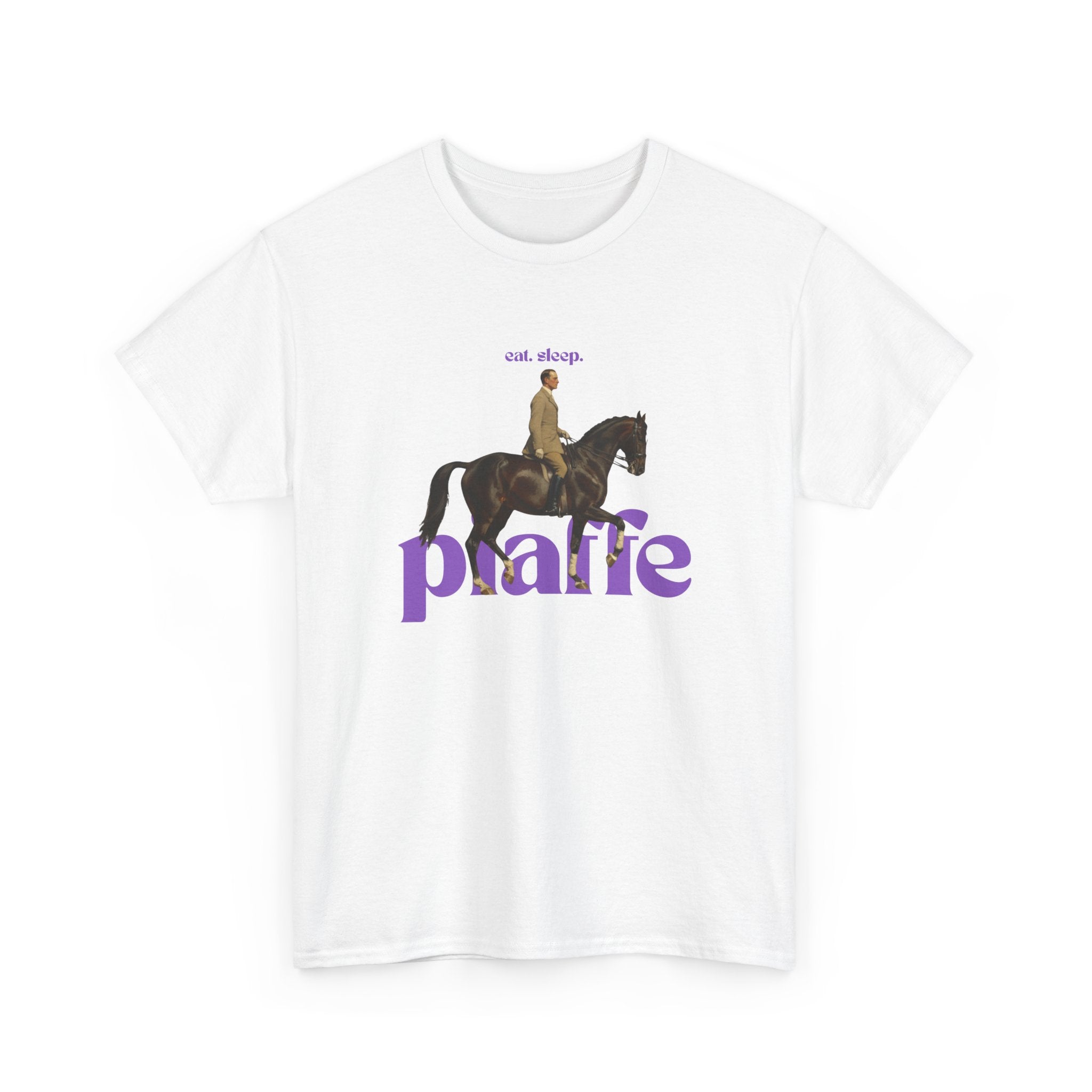 Eat, Sleep, Piaffe, Rider & Horse Art T-Shirt