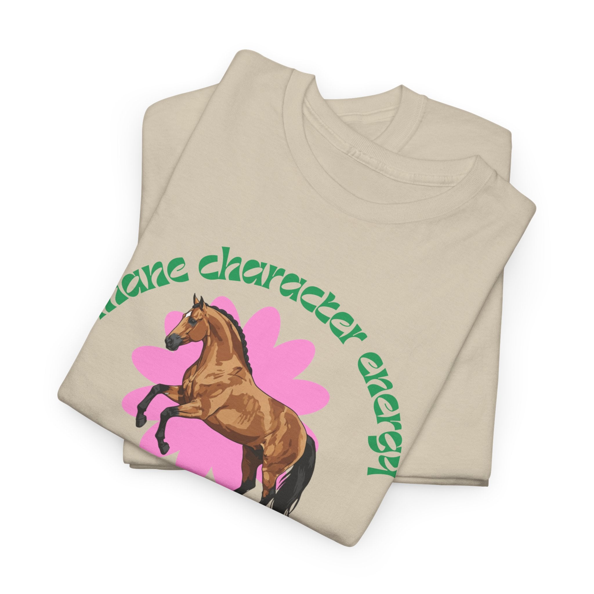 Mane Character Energy, Horse Graphic T-Shirt