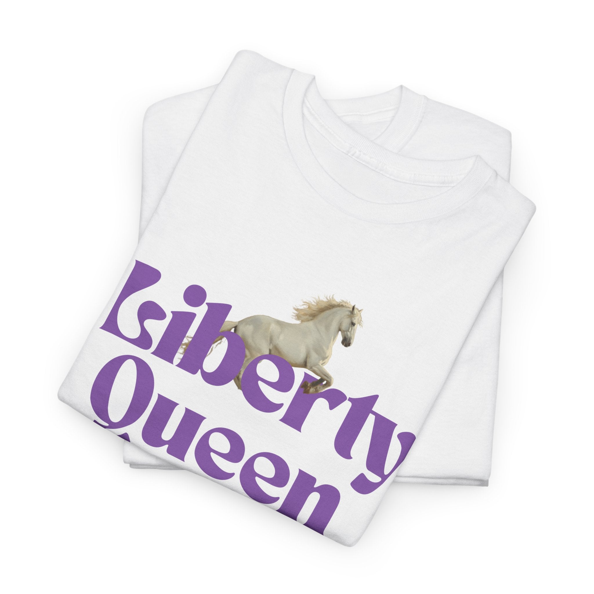 Liberty Queen, Y2K Horse Graphic T-Shirt