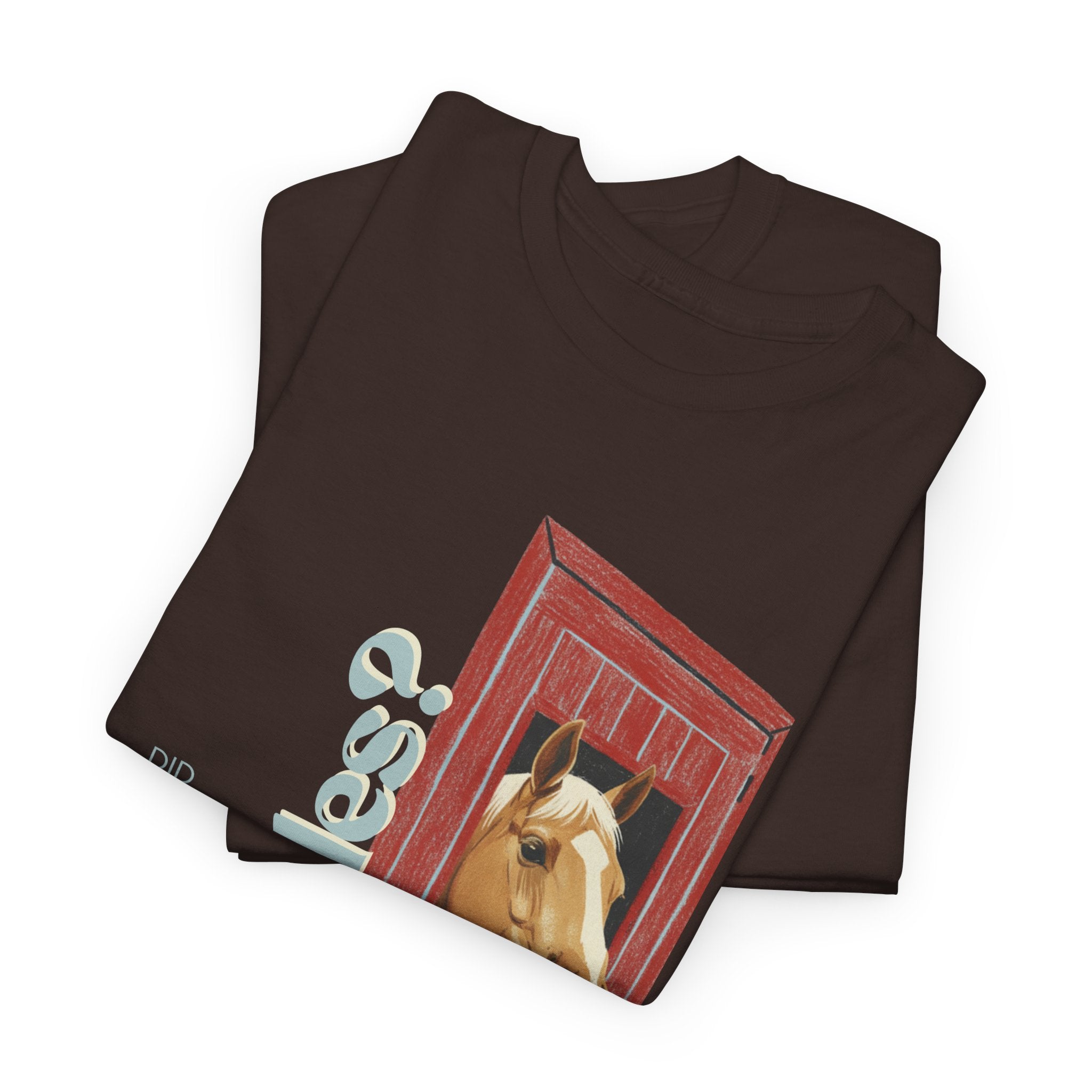 Did Someone Say Apples, Horse out of Barn T-Shirt